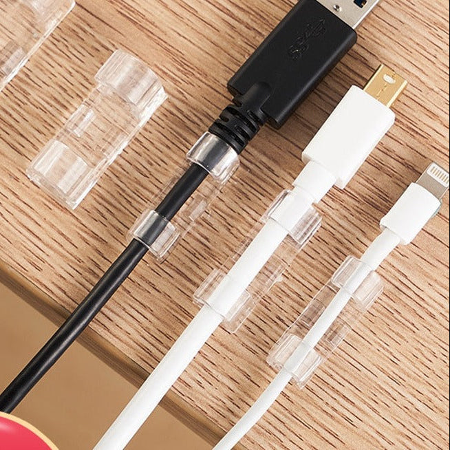 Self Adhesive Wire Organizer Cable Clip (Pack Of 16)
