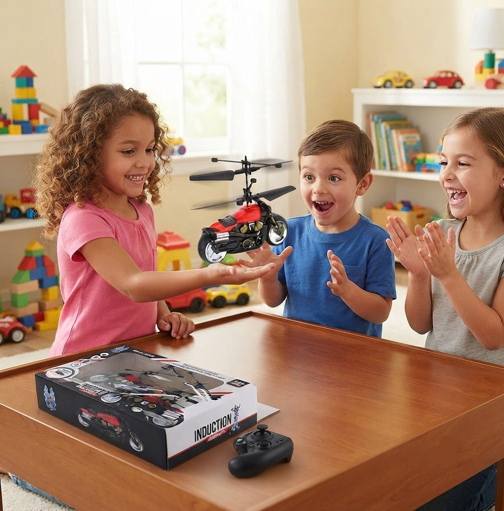 Rechargeable Sensor Flying Bike Toy