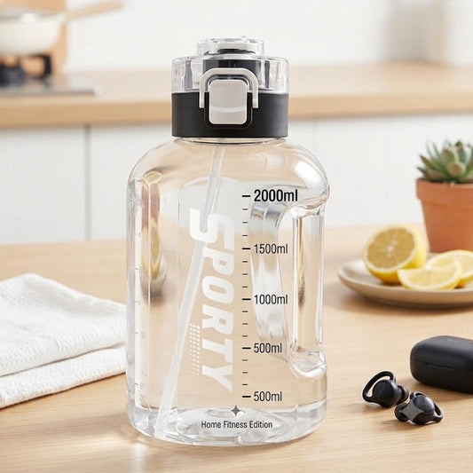 Jumbo Plastic Sports Water Bottle 2000ML
