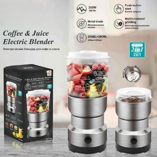 2-in-1 Multi-Function Electric Grinder & Juicer Blender