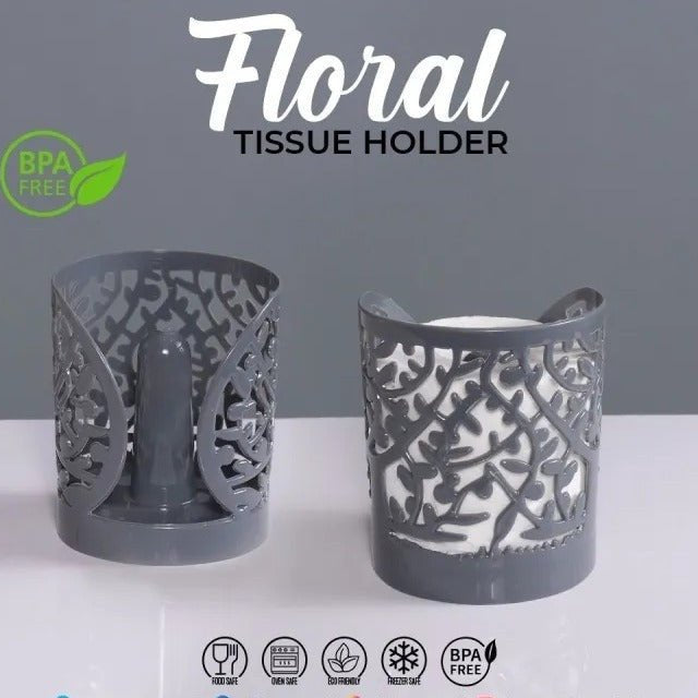 Flower Design Tissue Roll Paper Holder. - Easy Wholesale