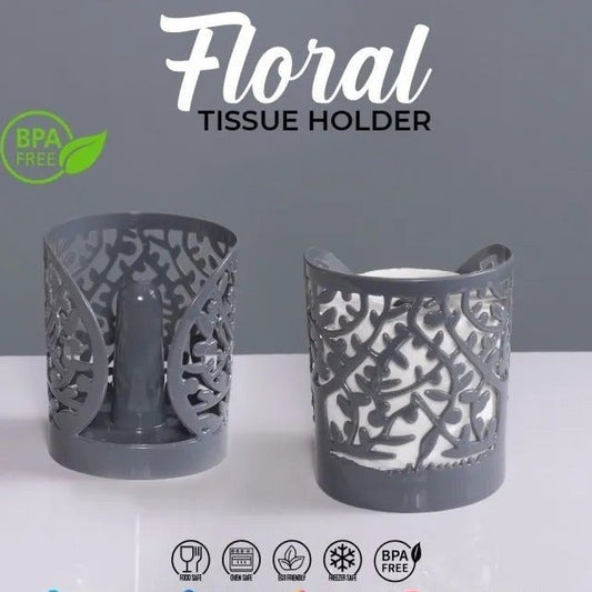 Flower Design Tissue Roll Paper Holder. - Easy Wholesale