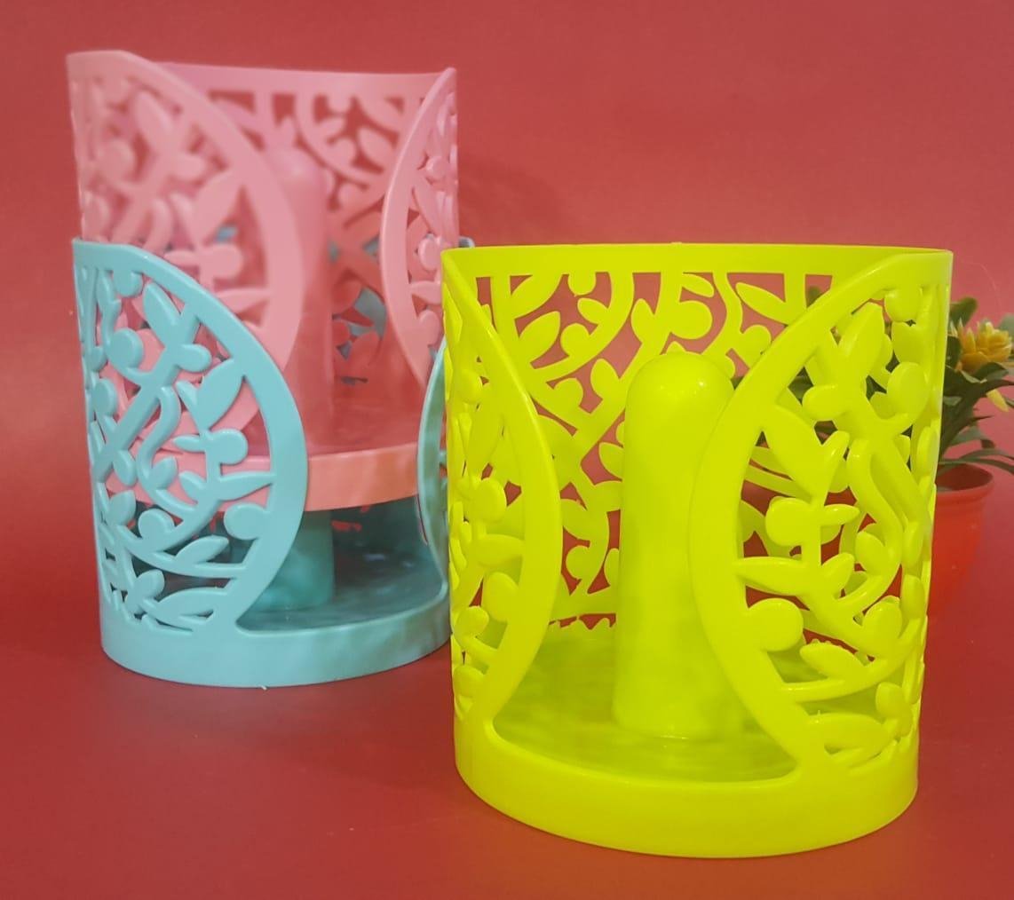 Flower Design Tissue Roll Paper Holder. - Easy Wholesale