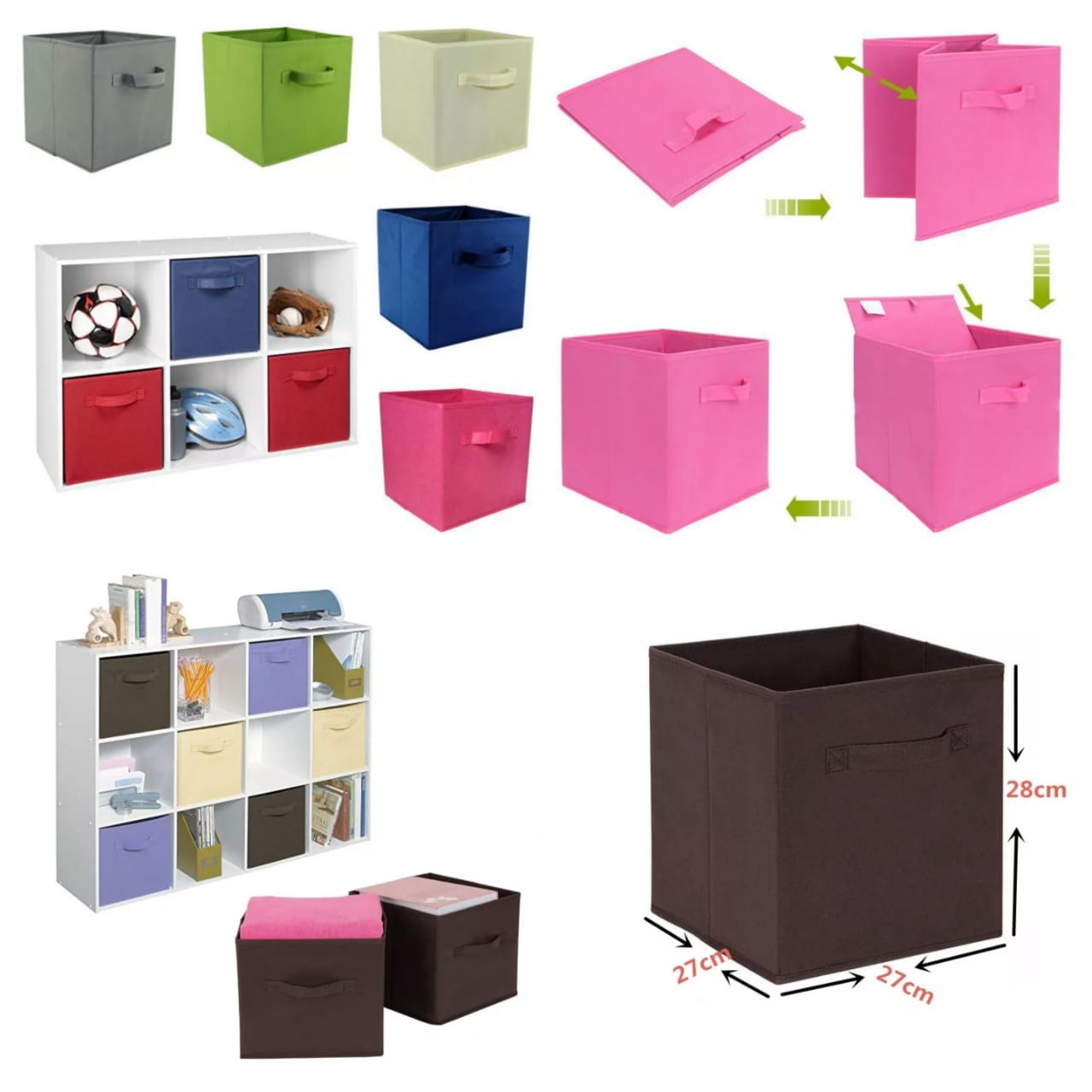 Foldable Cube Storage Box - Easy Wholesale