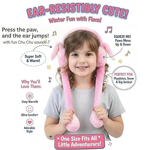 Cute Rabbit Plush Bunny Earmuffs