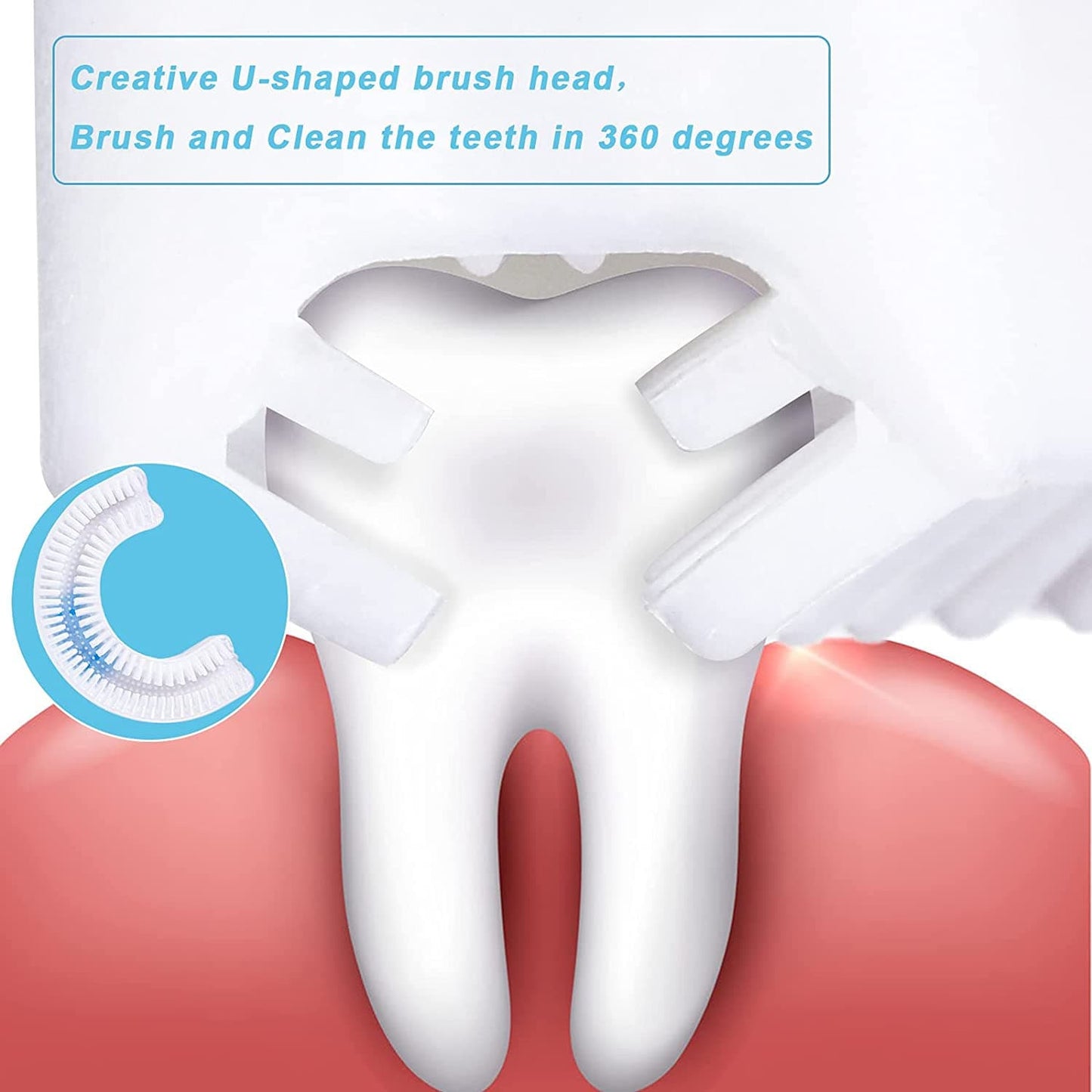 High Quality Ushape Toothbrush for Kids. - Easy Wholesale