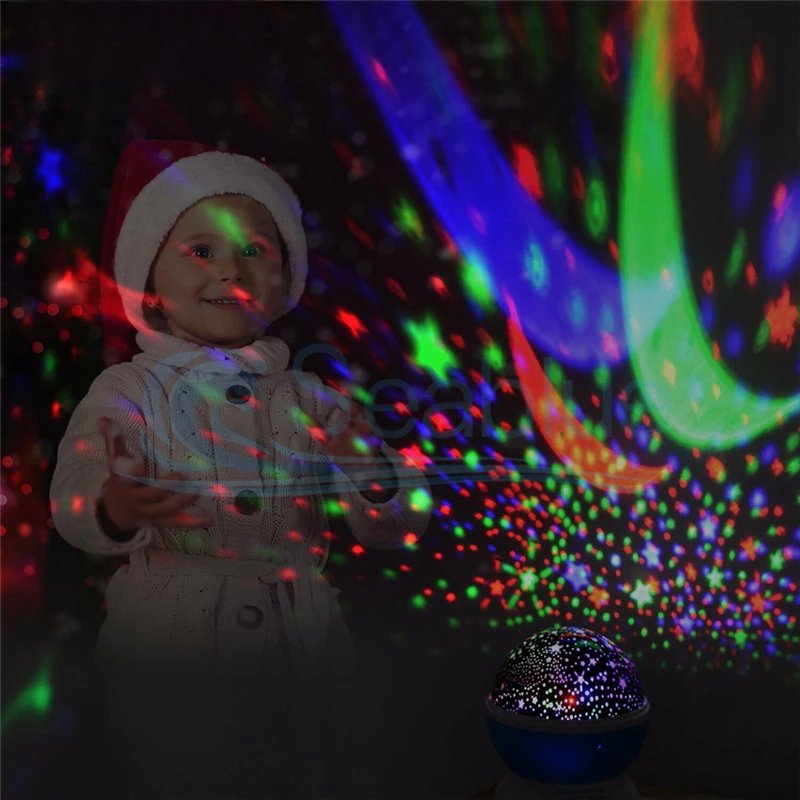 LED Rotating Starry Sky Star Master USB Projector Lamp. - Easy Wholesale