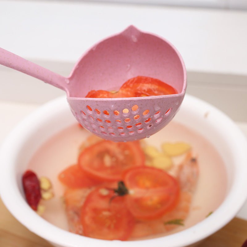 Long Handle 2 In 1 Cooking Colander Slotted Spoon. - Easy Wholesale