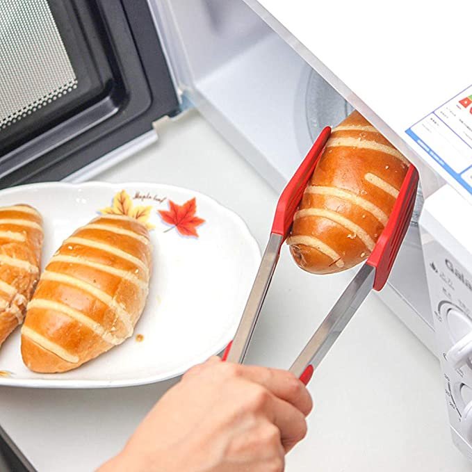 Long Handle No-Stick BBQ Grilling Kitchen Tongs. - Easy Wholesale