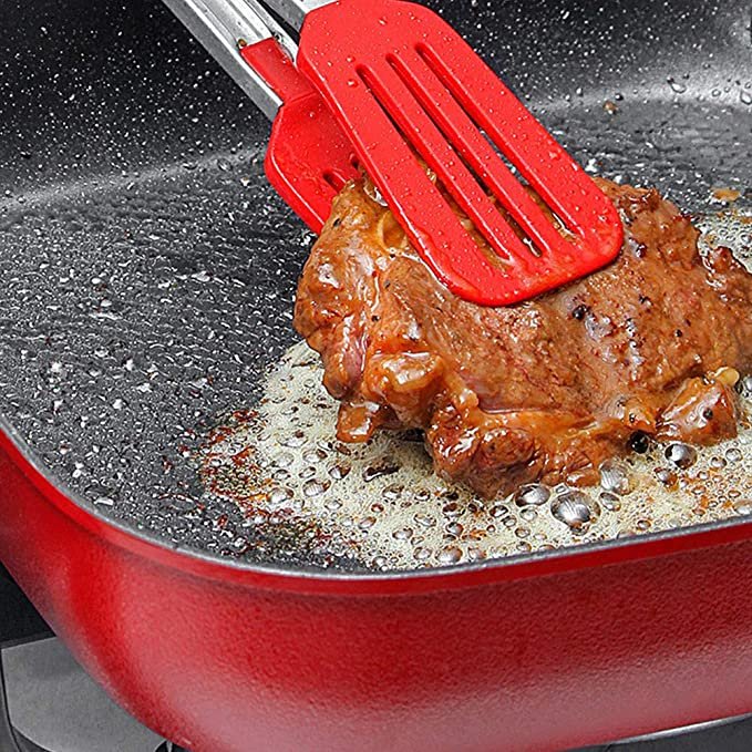 Long Handle No-Stick BBQ Grilling Kitchen Tongs. - Easy Wholesale