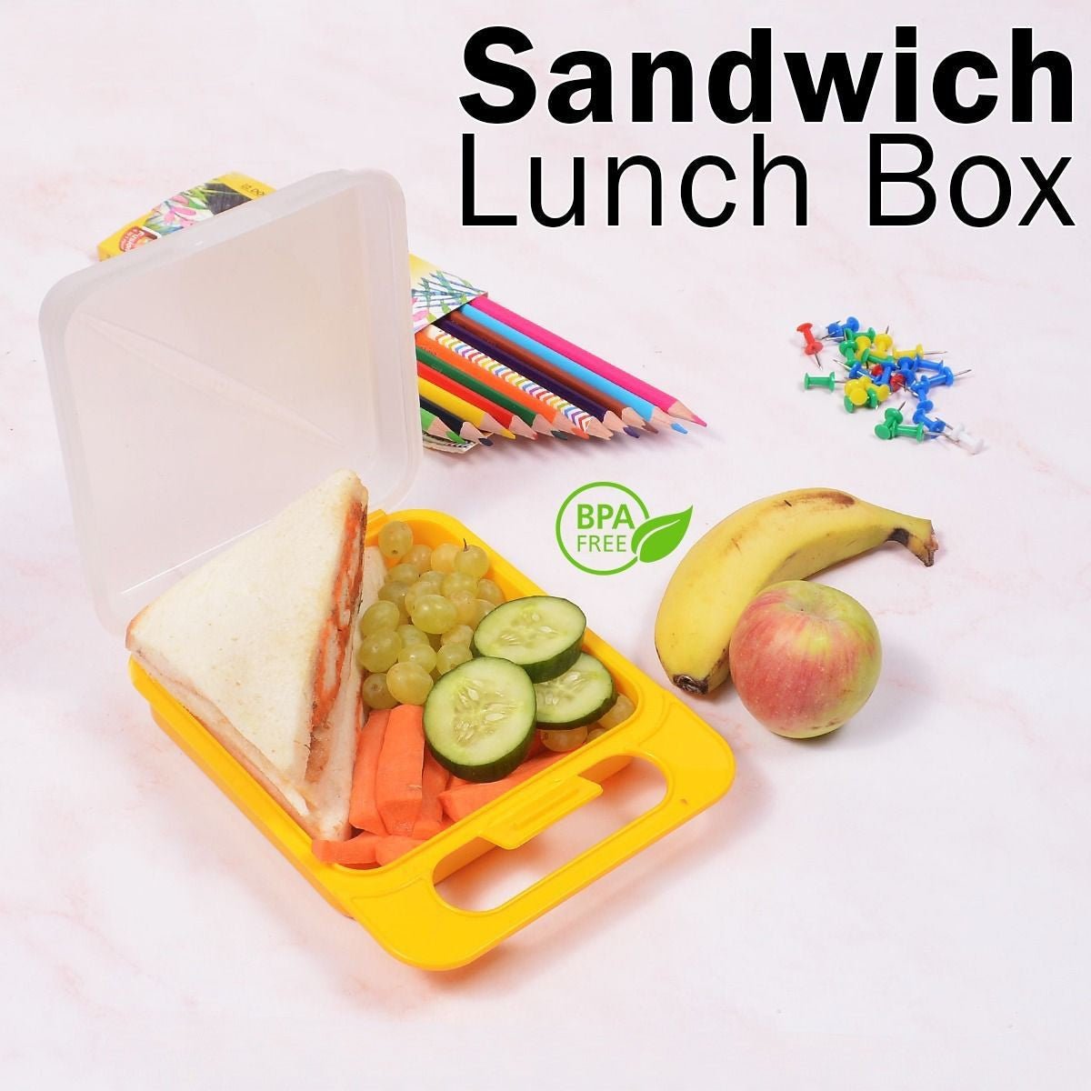 Lunch Box Set With Fork. - Easy Wholesale
