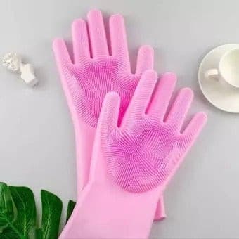 Magic Washing Gloves - Pair Of Silicone Washing Gloves - Easy Wholesale