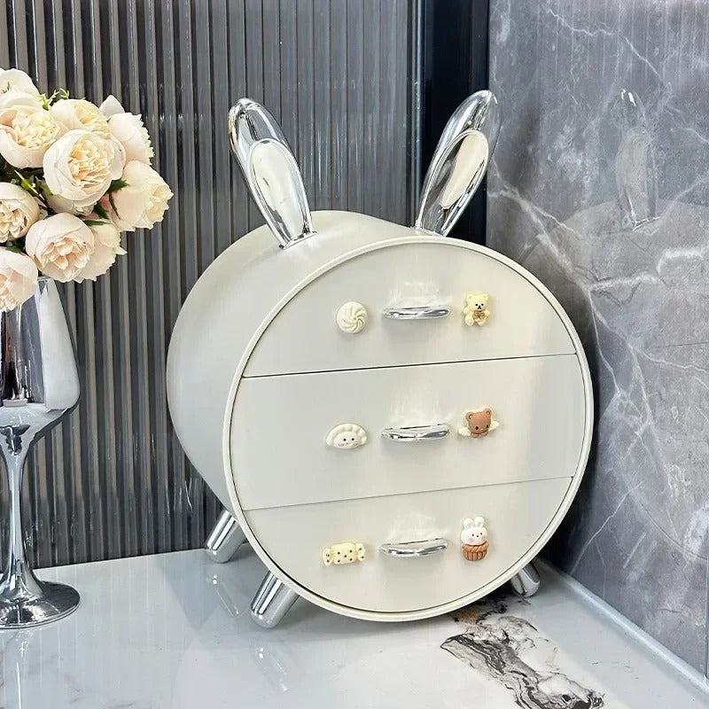 3 Layer Makeup & Jewelry Storage Organizer