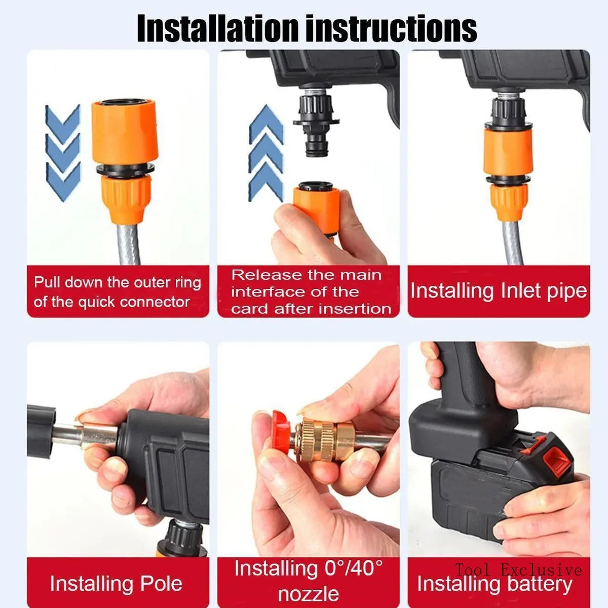 Wireless Rechargeable Water Spray Gun