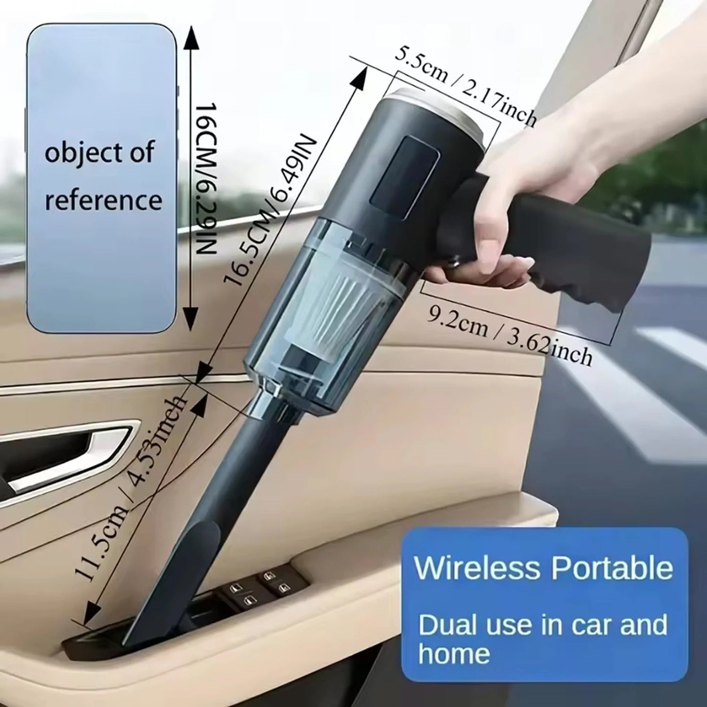 3 In 1 Rechargeable Portable Vacuum Cleaner