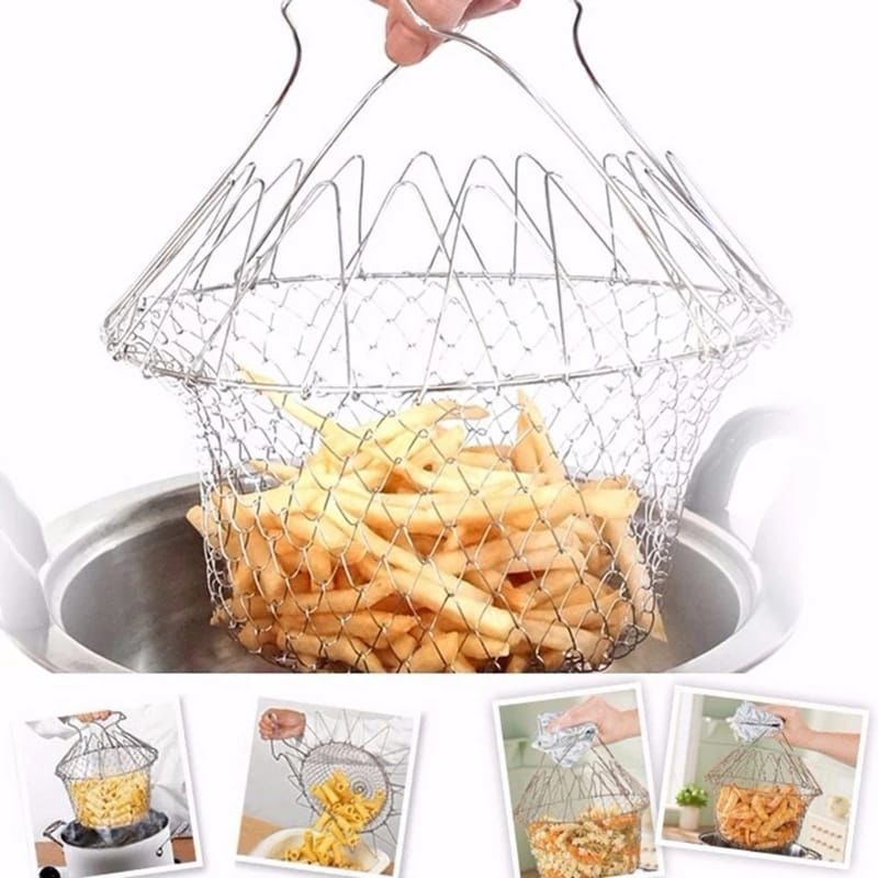 Multifunctional Foldable Chef Basket | 12 in 1 Kitchen Tool - Easy Wholesale