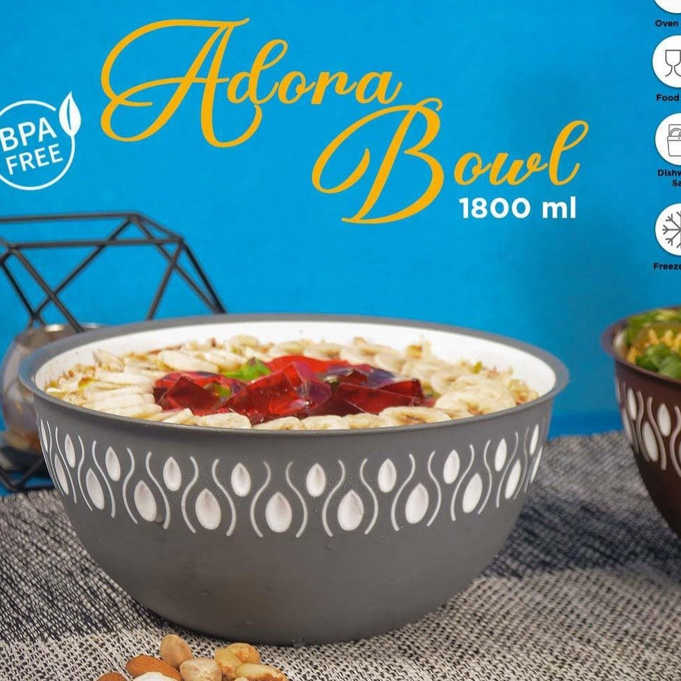 Multipurpose Kitchen Adora Bowl 1800ML. - Easy Wholesale
