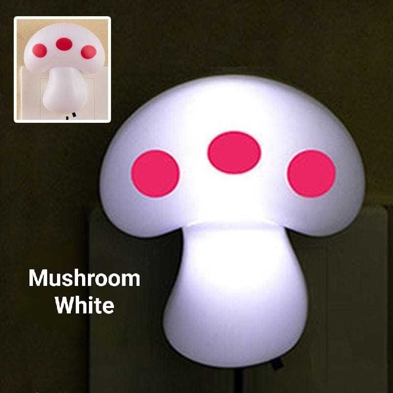 LED Mushroom Shape Socket Night Light