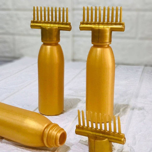 Oil Bottle With Comb Best For Dandruff Remover Anti Lice Stronger Hair. - Easy Wholesale
