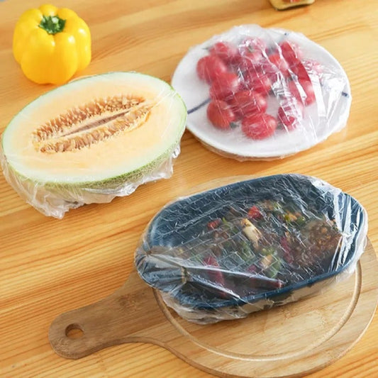 Pack of 100 - Disposable Plastic food Wrap - Easy Wholesale