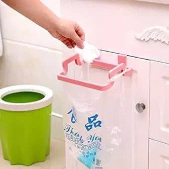 Pack of 2 - Garbage/Trash Bin Bag Holder & Towel Rack For Kitchen Drawer. - Easy Wholesale