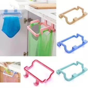 Pack of 2 - Garbage/Trash Bin Bag Holder & Towel Rack For Kitchen Drawer. - Easy Wholesale