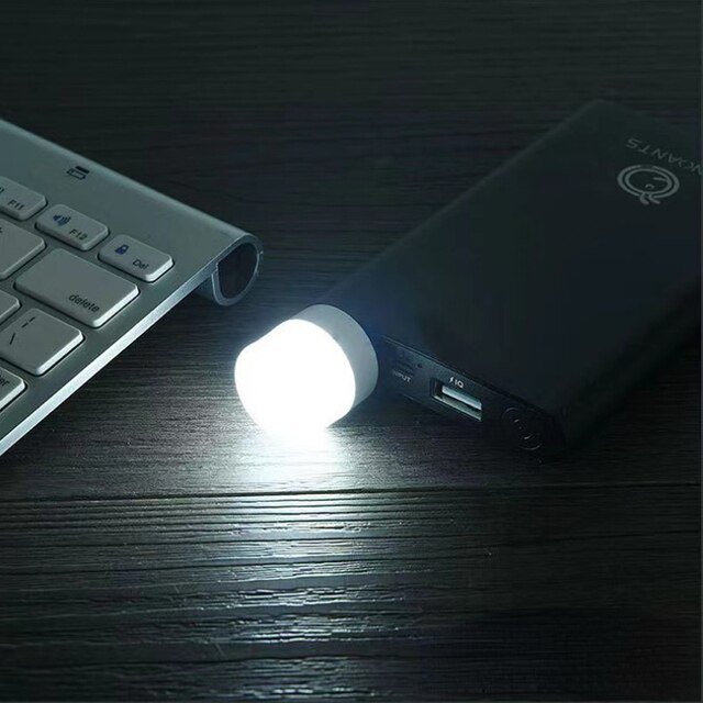 Pack Of 2 - Pocket Mini LED Night Light USB Plug Lamp. - Easy Wholesale