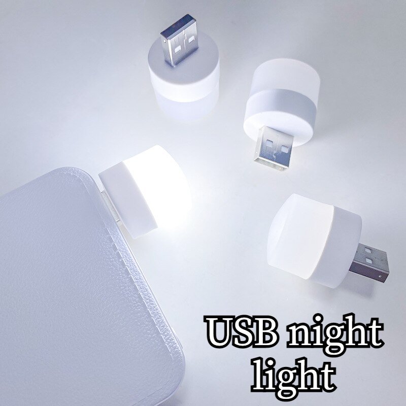 Pack Of 2 - Pocket Mini LED Night Light USB Plug Lamp. - Easy Wholesale