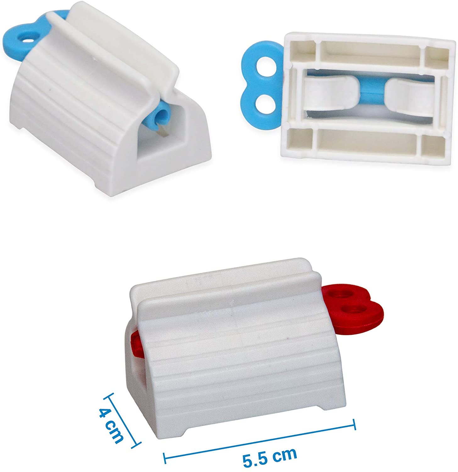 Pack Of 2 - Toothpaste Tube Rolling Squeezer - Easy Wholesale