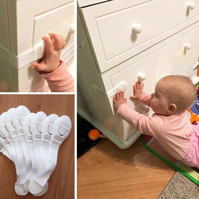 PACK OF 3 - Child Safety Lock for Multipurpose Use - Easy Wholesale