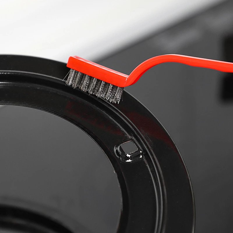 Pack of 3 Mini Wire Brush Set (Brass, Nylon, Stainless Steel Bristles) - Easy Wholesale