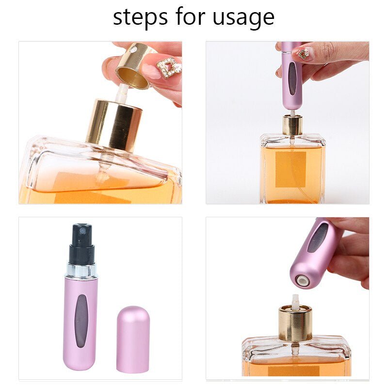 Portable Mini Refillable Perfume Bottle With Spray. - Easy Wholesale