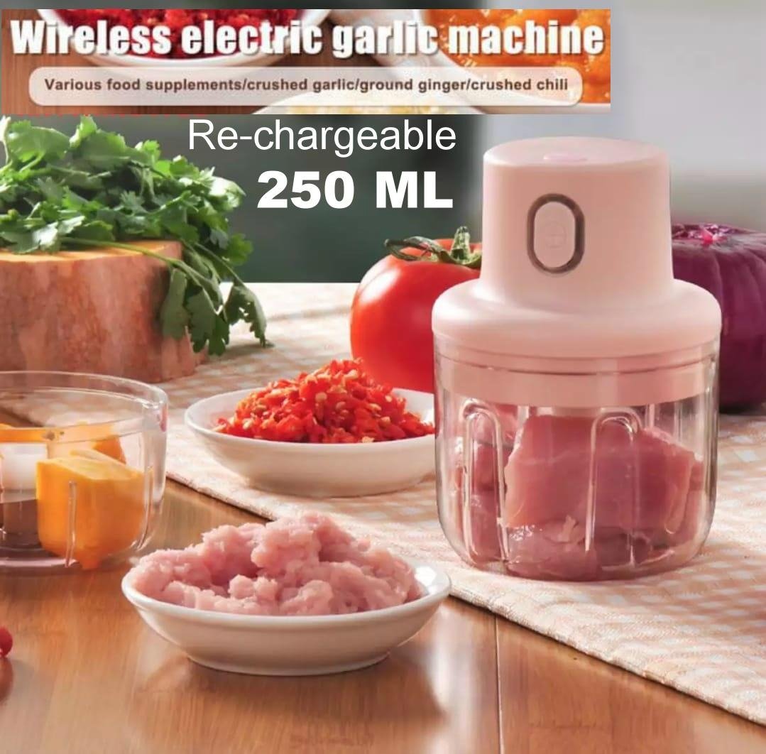 Re-chargeable Intelligent Electric Garlic Machine Garlic Cutter. - Easy Wholesale