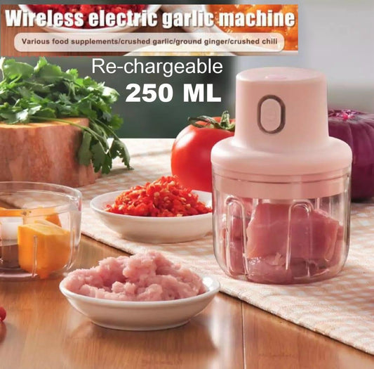 Re-chargeable Intelligent Electric Garlic Machine Garlic Cutter. - Easy Wholesale
