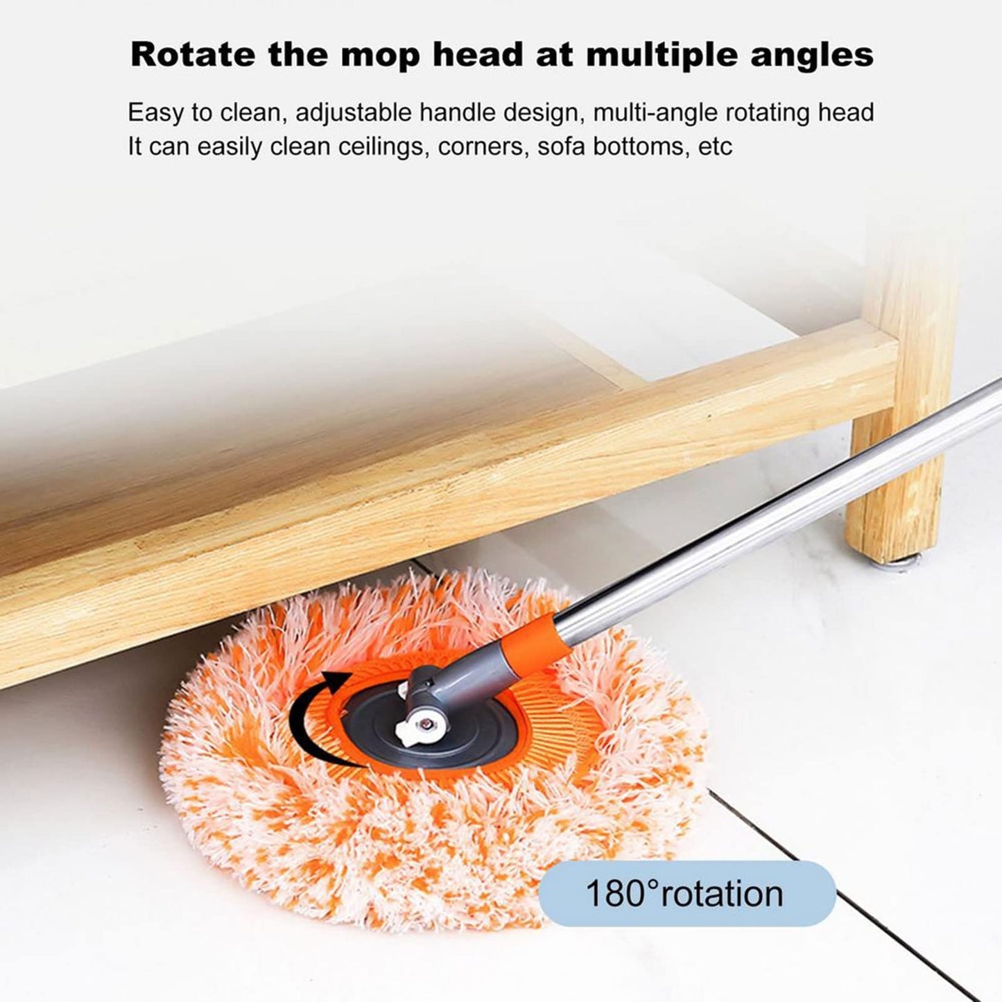 Sun Flower Spin Floor Cleaning & Dusting Mop