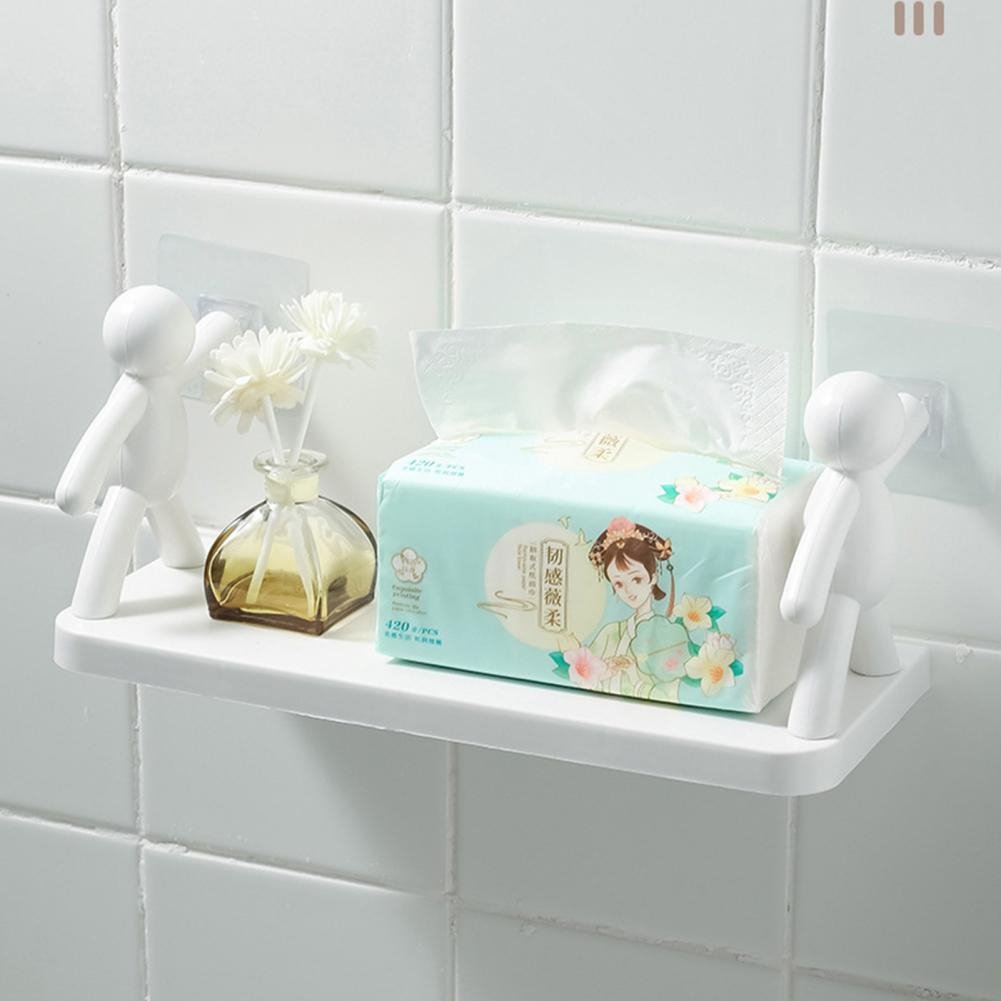 Self-adhesive Creative Kitchen Storage Wall-mounted Shelves. - Easy Wholesale