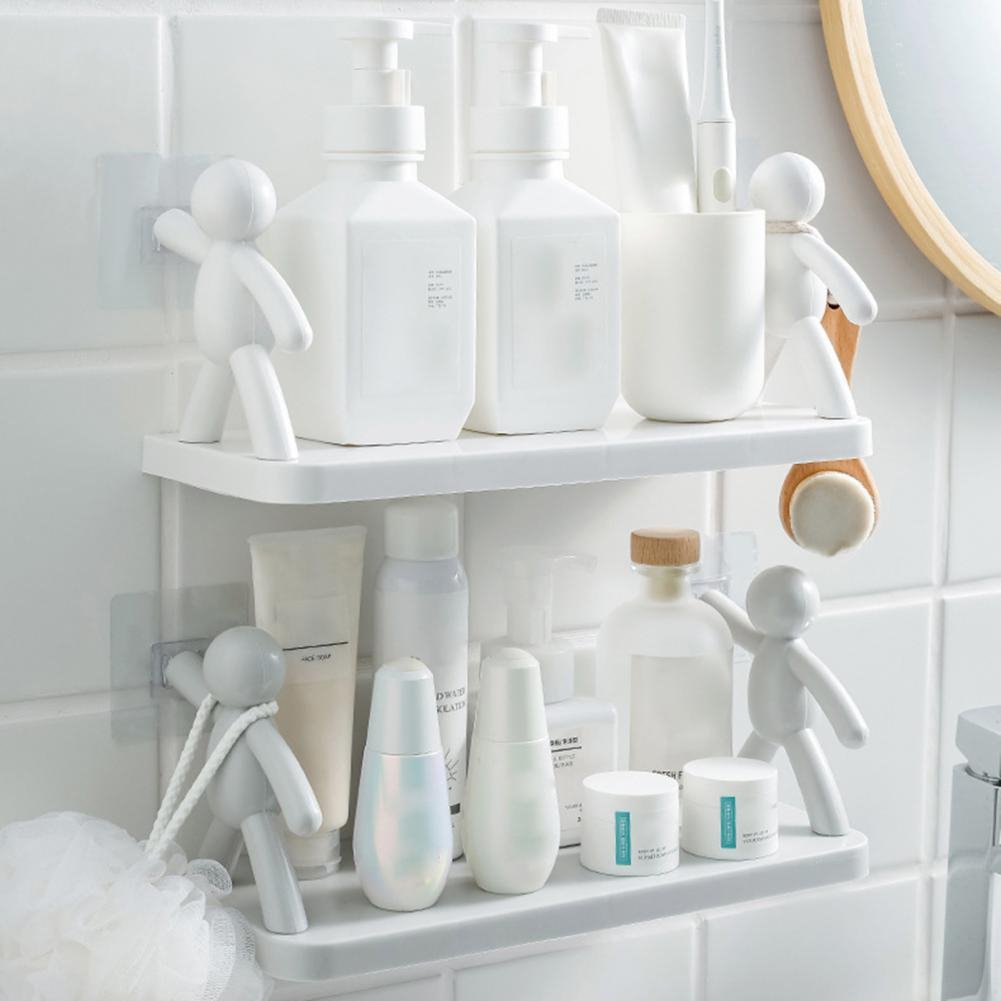 Self-adhesive Creative Kitchen Storage Wall-mounted Shelves. - Easy Wholesale