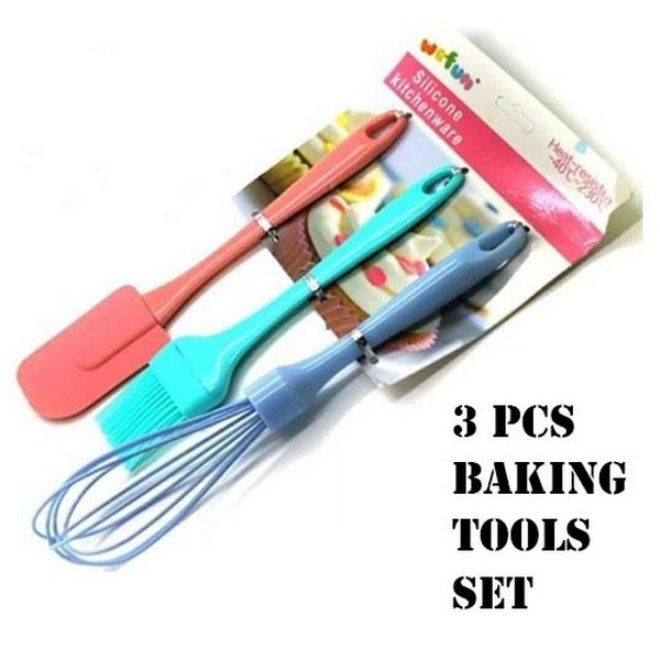 Silicone 3 Pcs Baking Tools Set. - Easy Wholesale