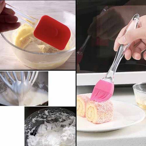 Silicone 3 Pcs Baking Tools Set. - Easy Wholesale