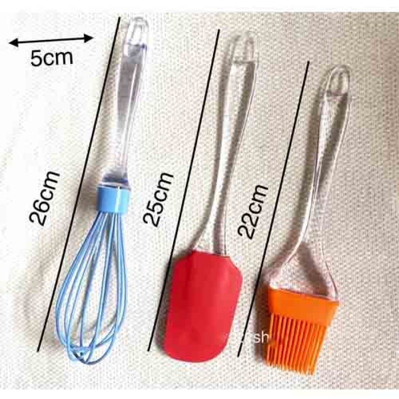 Silicone 3 Pcs Baking Tools Set. - Easy Wholesale