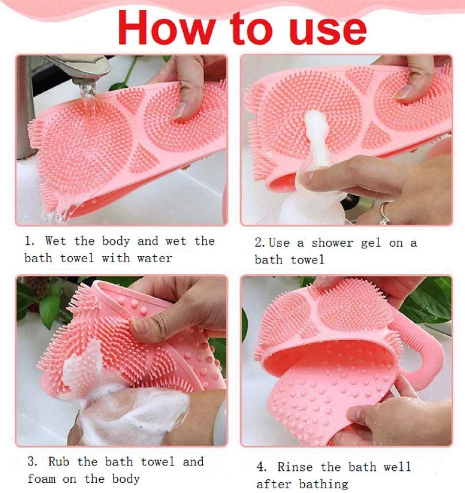 Silicone Back Scrubbing Bath Belt - Easy Wholesale