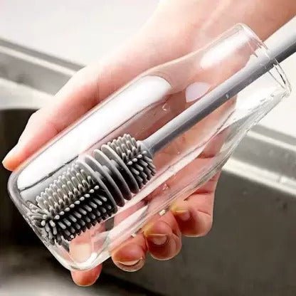 Silicone Long Handle Bottle Cleaning Brush - Easy Wholesale