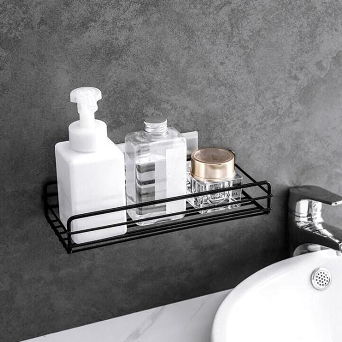 Stainless Steel Bathroom Storage Shelf (Screw) - Easy Wholesale