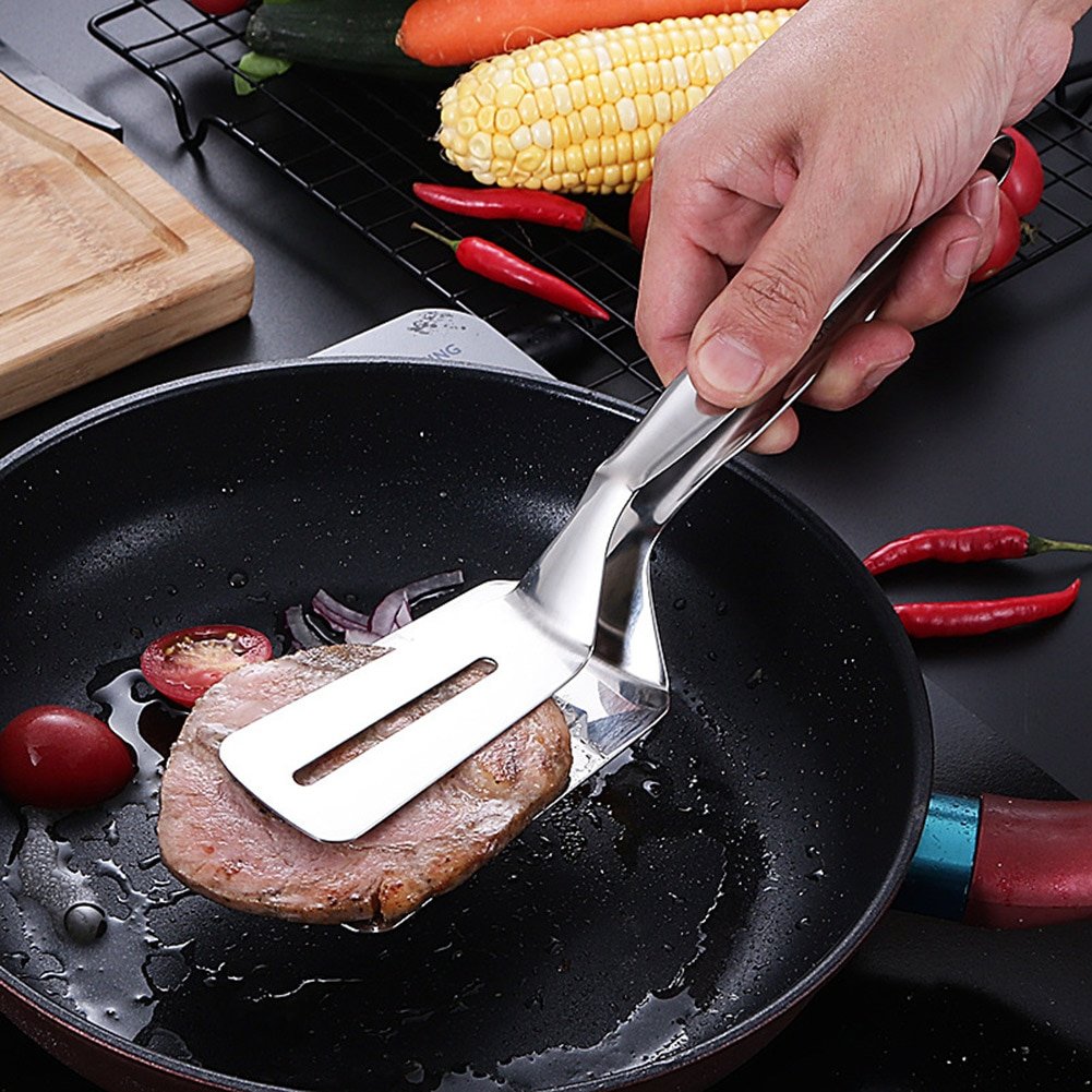 Stainless Steel Double Sided Frying Fish Spatula - Easy Wholesale