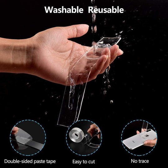 Unique Style Super Strong Double Sided Nano Tape - 3 Meter - Easy Wholesale