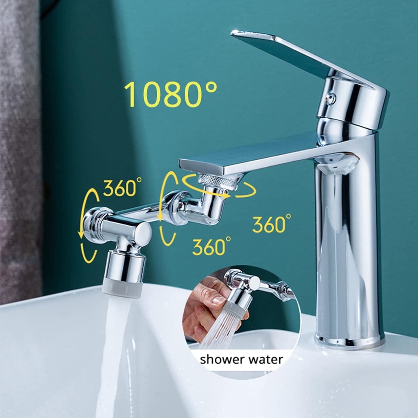 Universal Rotating Splash Filter Faucet - Easy Wholesale
