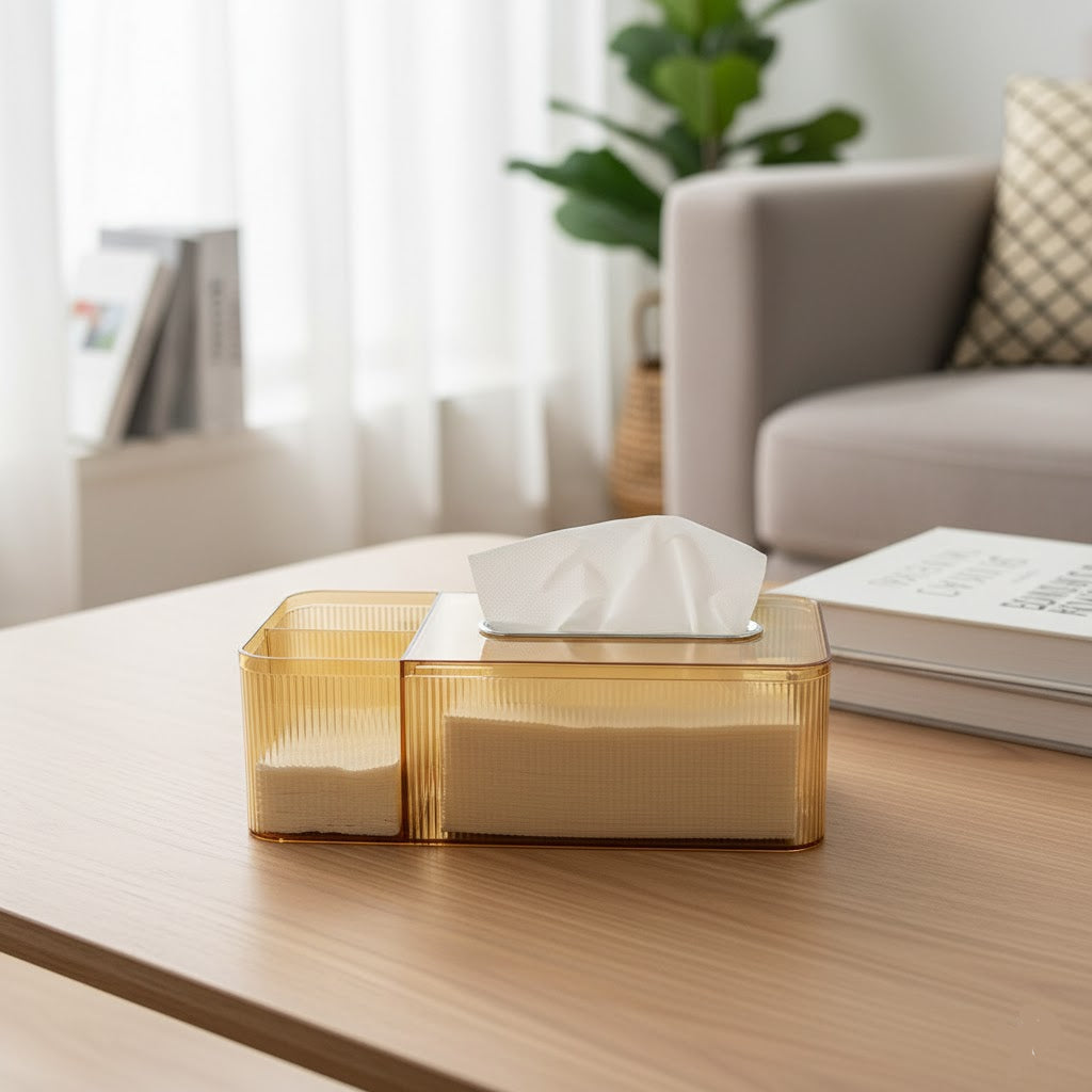 Multipurpose Transparent Tissue Box
