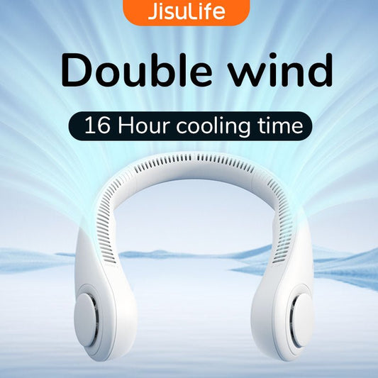 USB Rechargeable Portable Bladeless Neck Fan. - Easy Wholesale