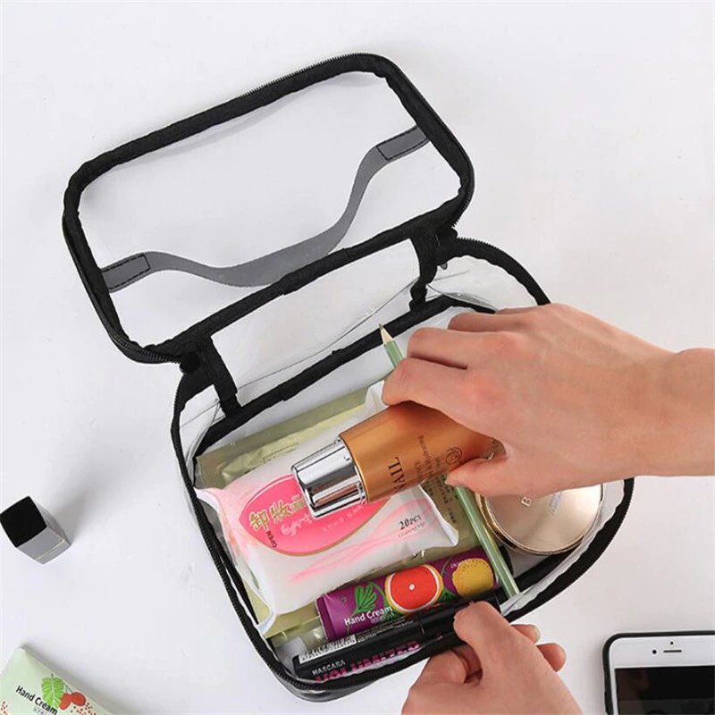 Waterproof Transparent PVC Bath Cosmetic Bag. - Easy Wholesale
